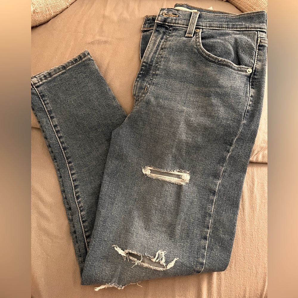 Levi high rise mom jeans